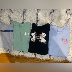 UNDER ARMOUR XS 4 T-shirt bundle